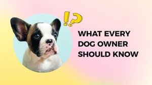 dog lovers, dog lover, knowledge, Cute Dog Youtube Thumbnail Template