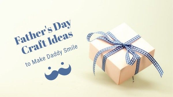 gift box, craft ideas, handcraft, Father's Day Gift ideas Youtube Thumbnail Template