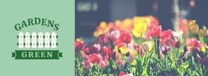 garden tool, flower, etsy, Green Gardening And Planting Sale Facebook Cover Template