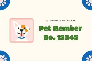 Pet Care Service ID Card