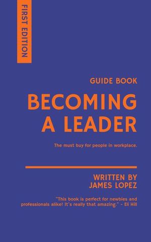 business, marketing, entrepreneur, Deep Blue Leader Book Cover Template