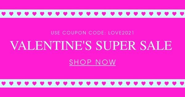 Pink Valentine Sale ETSY Cover Photo Facebook Ad Medium