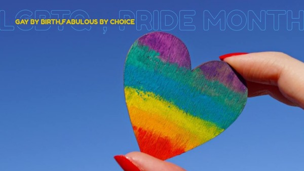 Rainbow LGBT Pride Month Gay Zoom Background