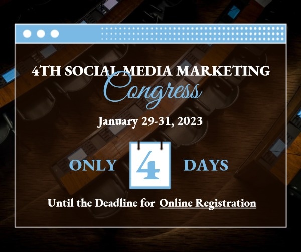 Brown Social Media Congress Countdown Facebook Post
