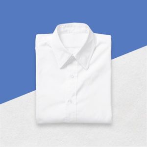 Gray And Blue Simple Shirt Product Photo