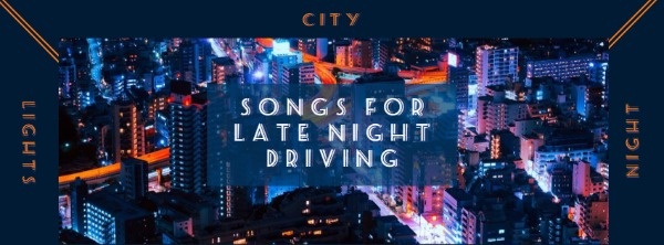 Late Night City Facebook Cover