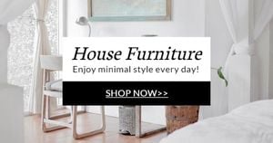 home furniture, lifestyle, housing, House Decoration Facebook Ad Medium Template