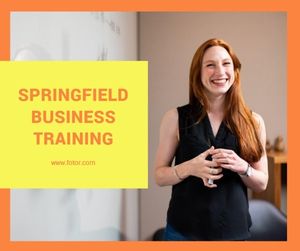 work, job, springfield, Modern Business Training  Facebook Post Template