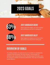 company, firm, sales, Red And Simple Sweet Bakery Business Monthly Report Template