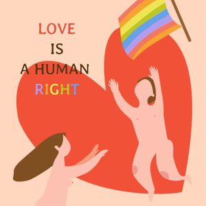 Love Is A Human Right Instagram Post