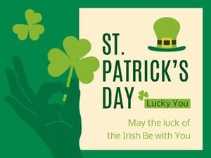 saint patrick, event, activity, St Patrick Day Wishes Card Template