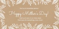 Happy Mother's Day Card Twitter Post