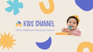 Child Education Youtube Channel Art