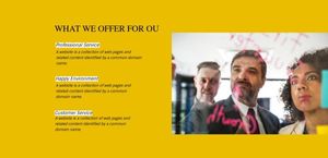 Yellow Online Early Learning Website Website