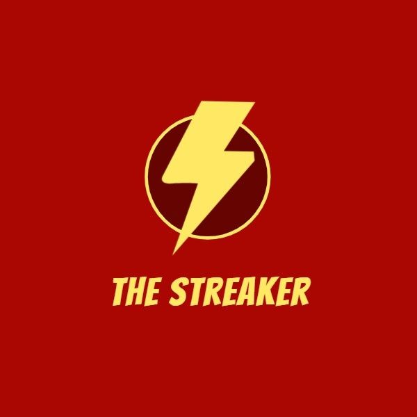 lightning, speed, game, The Streaker Logo Template