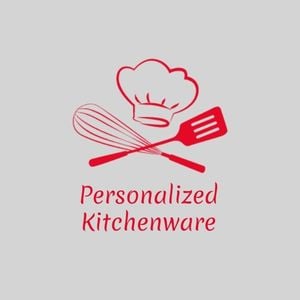 kitchenware, kitchen, tool, Red Kitchware Logo Template