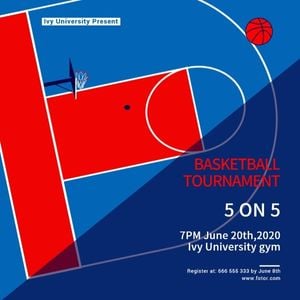 Basketball Tournament Instagram Post