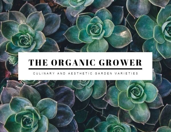 nature, life, lifestyle, The Organic Grower Label Template