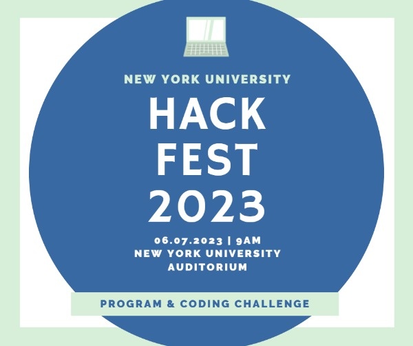 NYU Hack Fest Facebook Post