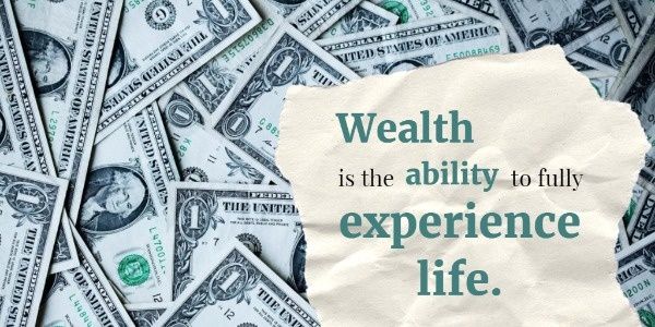 Wealth Quote Twitter Post