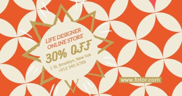 store, retail, shopping, Online Sale Special Offer Facebook Ad Medium Template