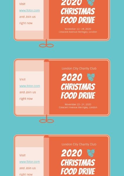 圣诞食品驱动器 英文海报