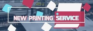 Printing Service Banner Twitter Cover