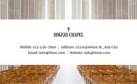 church, religion, parish, Chapel Information Business Card Template