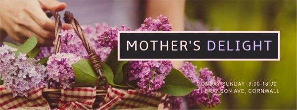 festival, holiday, woman, Mother's Day Delight Facebook Cover Template
