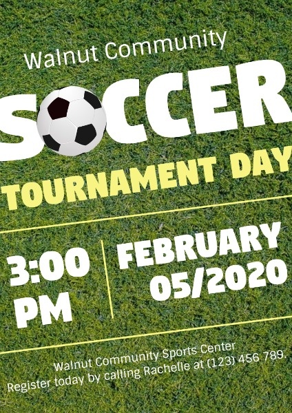 Soccer Tournament Day Poster