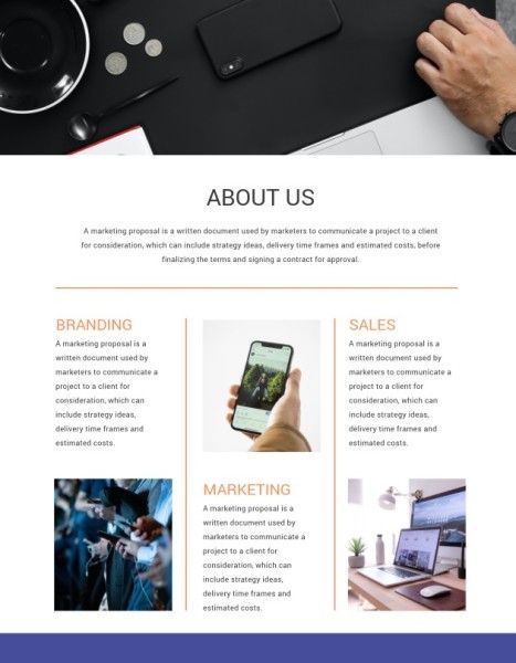  business,  company statistics,  firm, Digital Marketing Company Annual Report Template Report Template