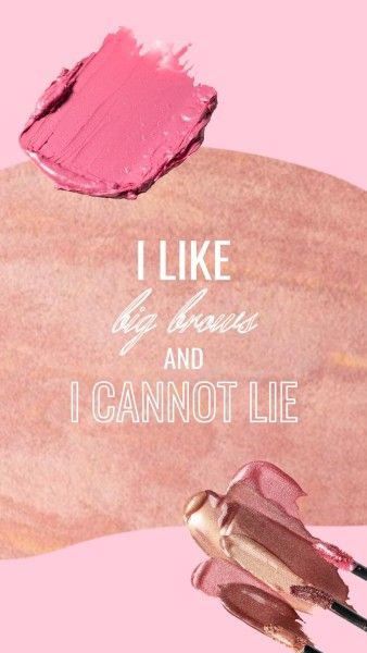 ピンクの肌の美化 Instagram Story