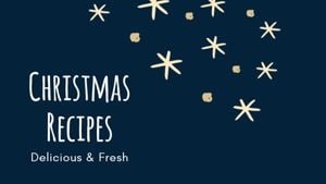 cooking, cook, celebration, Christmas Recipes Youtube Thumbnail Template