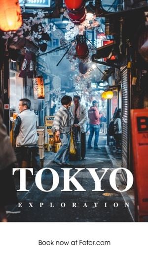 instagram stories, ins story, influencer, Tokyo Exploration  Instagram Story Template