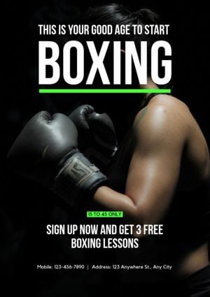 Free Boxing Flyer Templates to Design and Customize for Free Fotor Free Boxing Flyer Templates to Design and Customize for Free Fotor
