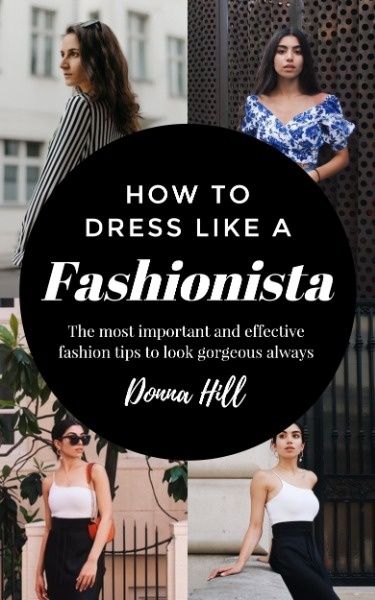 blogging, article, girl, How To Dress Like A Fashionista Book Cover Template