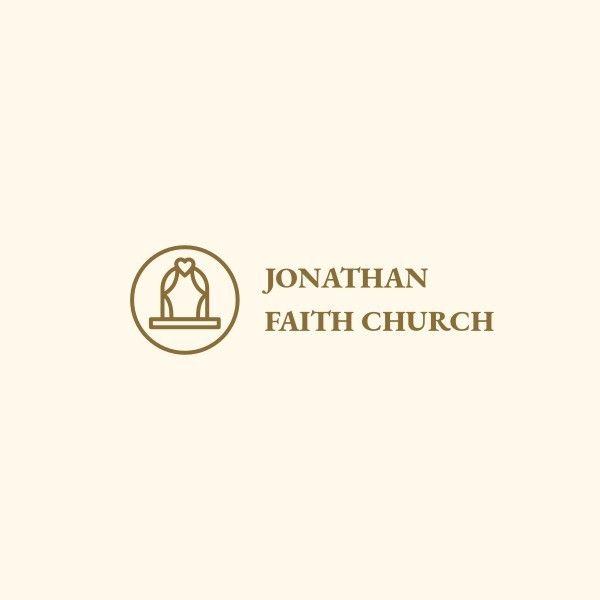 简单的教堂标志设计 Logo