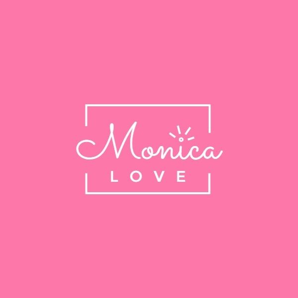 love, business, store, Pink Text Logo ETSY Shop Icon Template