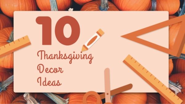 Thanksgiving Decoration Ideas Youtube Thumbnail