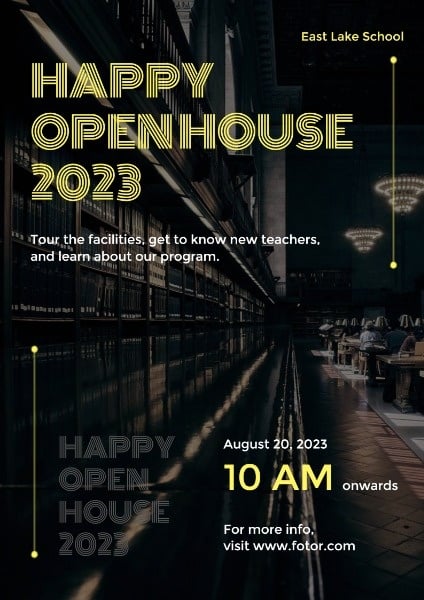 Open House Day Poster Poster