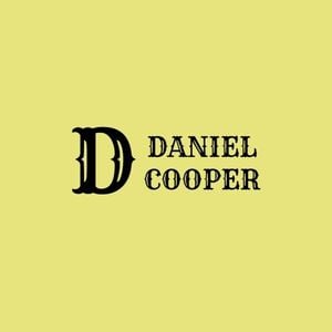 daniel, cooper, icon, D Logo Template