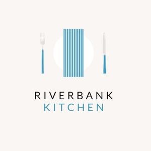 river, river bank, kitchen, Restaurant Logo Template