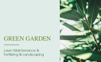life, lifestyle, nature, Garden Designer Business Card Template