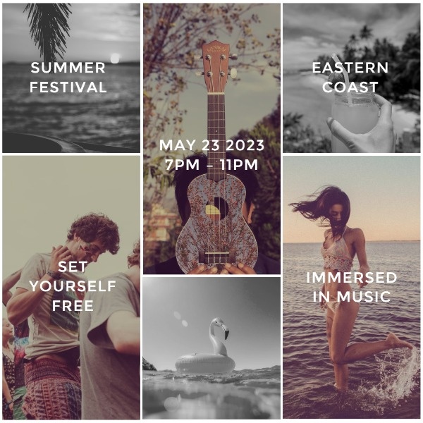 Summer Coast Festival Instagram Post