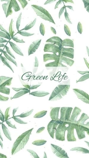 summer, wonderful summer, tranquil, Green Life Mobile Wallpaper Template