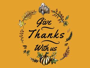 thanksgiving, thank you, festival, Give thanks Card Template