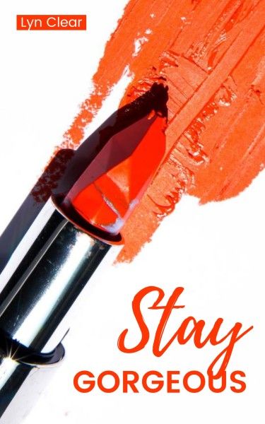 Lipstick Makeup Book Cover