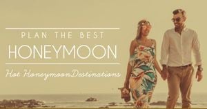 plan, planner, make a plan, Honeymoon travel Facebook Ad Medium Template