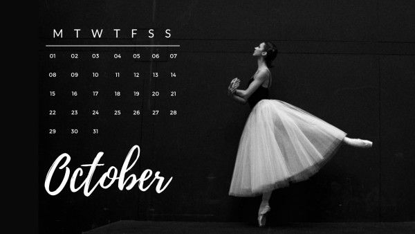 芭蕾舞日历 日历