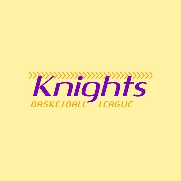 knight, sport, fitness, Basketball League Logo Template
